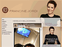 Tablet Screenshot of francinejordi.ch